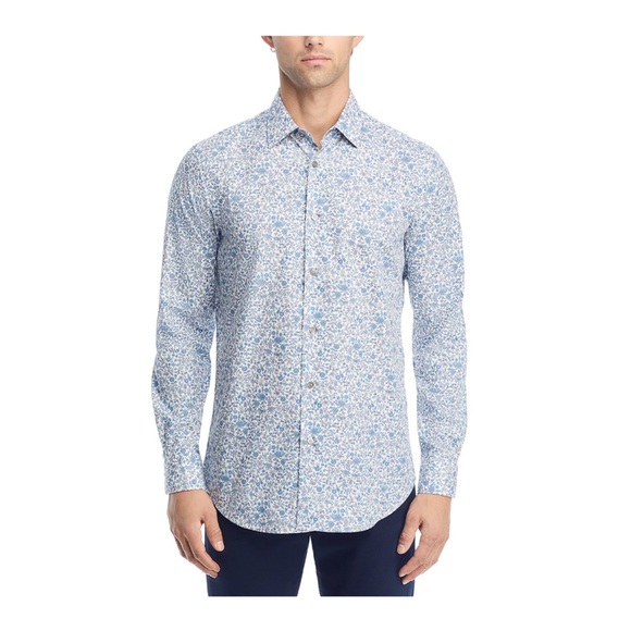 New! PAUL SMITH Key & Lock Organic Cotton Tailored Shirt - Picture 2 of 12